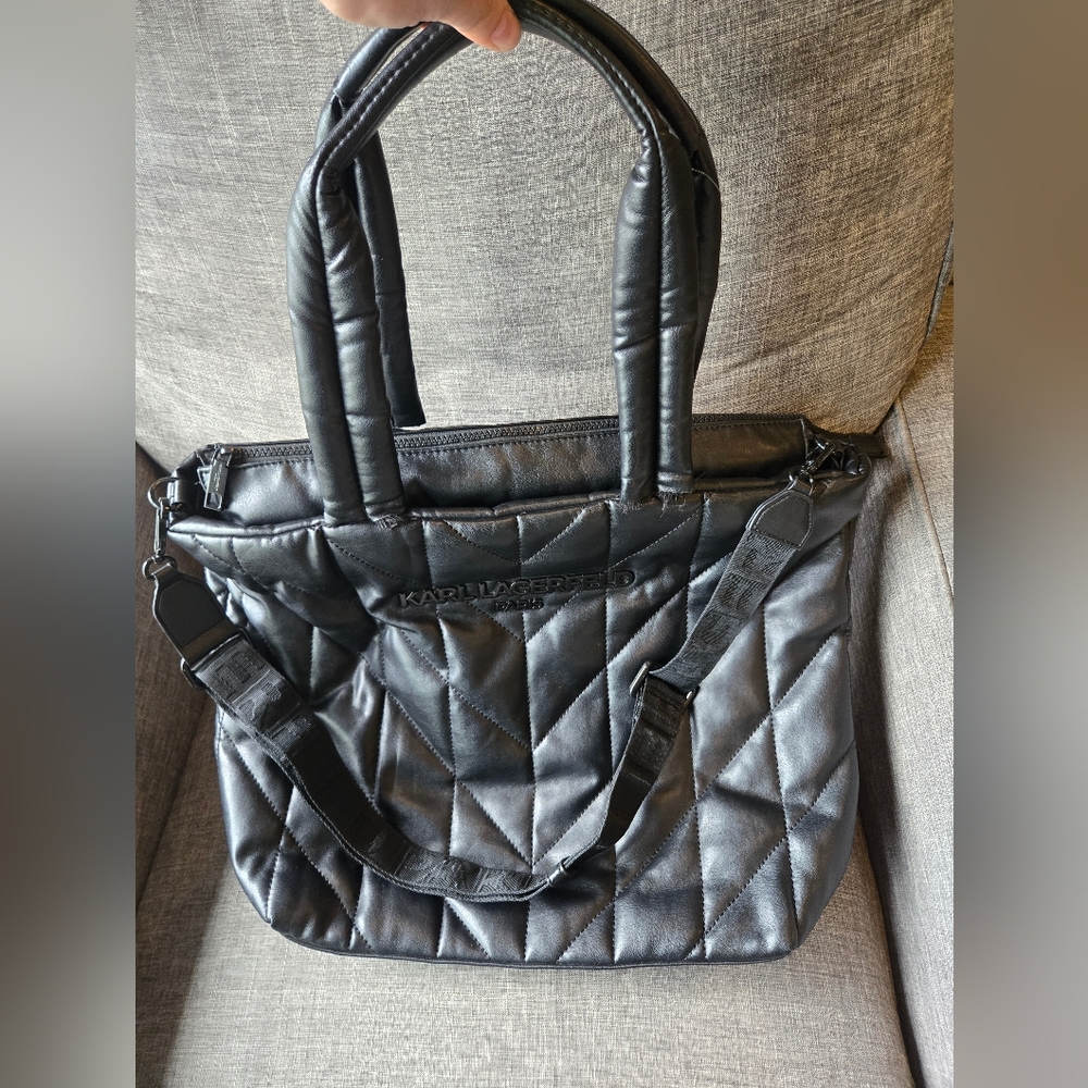 Karl Lagerfield Paris Voyage Bag -Handles Need Repair!